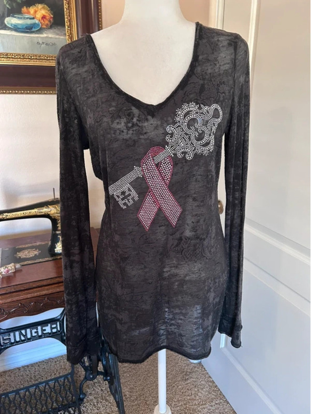 Burnout Breast Cancer Awareness Tee